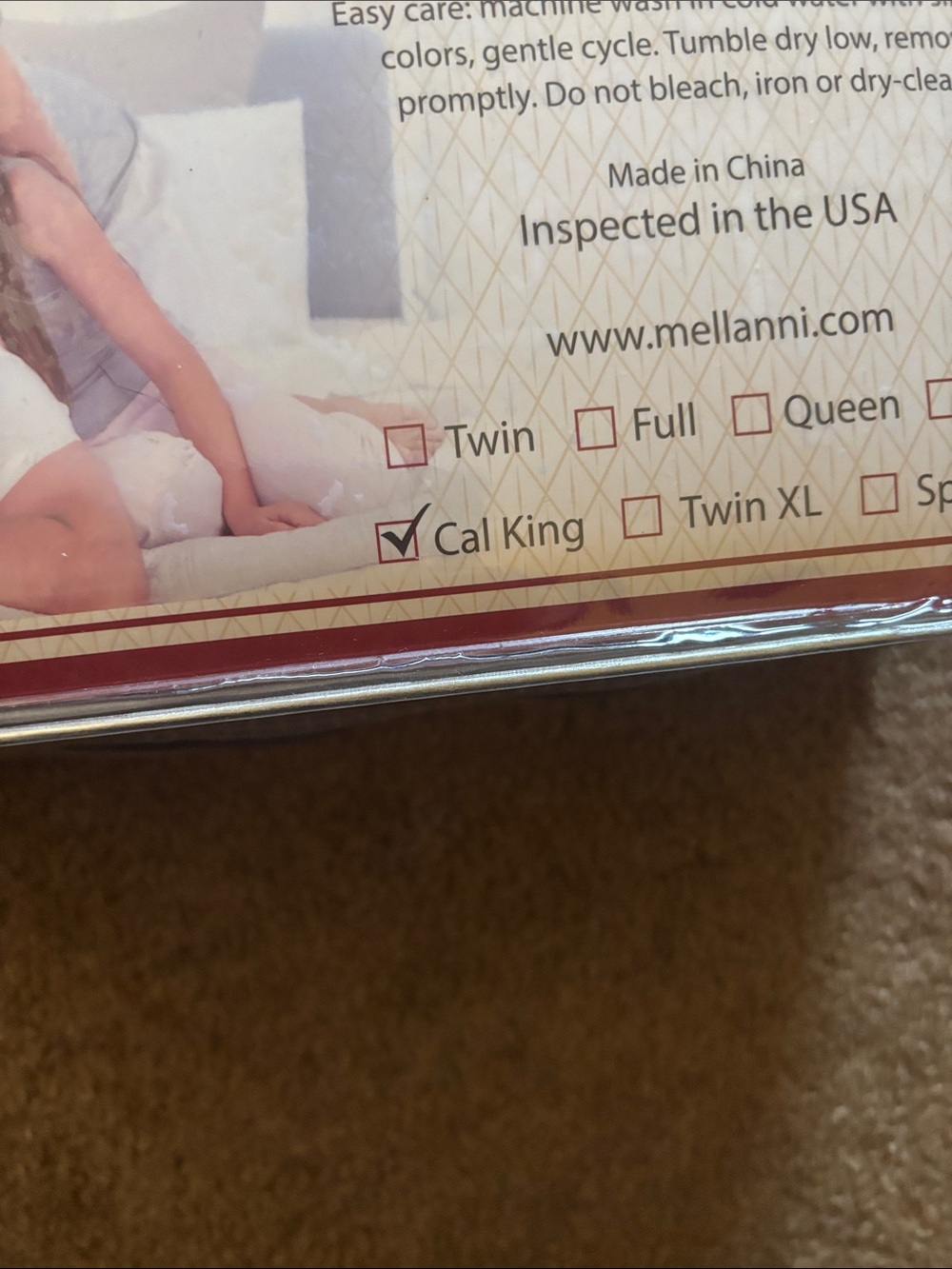 Gray Microfiber Sheet Set Cal King - Picture 3 of 4